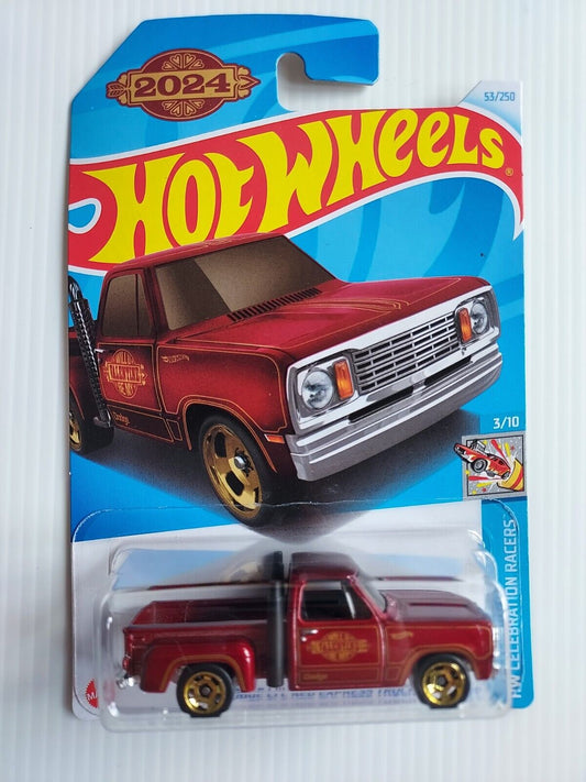Hot Wheels 2024 #053/250 '78 Dodge Li'l Red Express Pickup, dark red