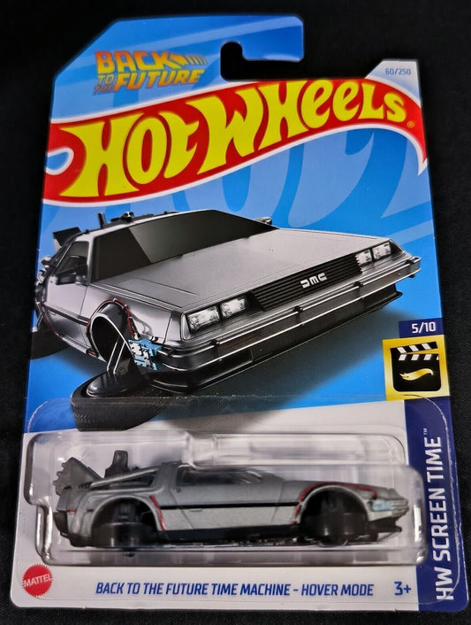 Hot Wheels 2024 #060/250 Back to the Future Time Machine - Hover Mode, silver