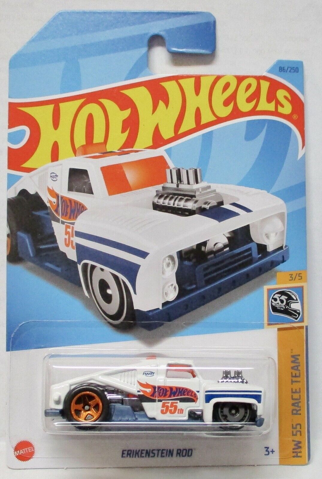 Hot Wheels 2023 #086/250 Erikenstein Rod, white