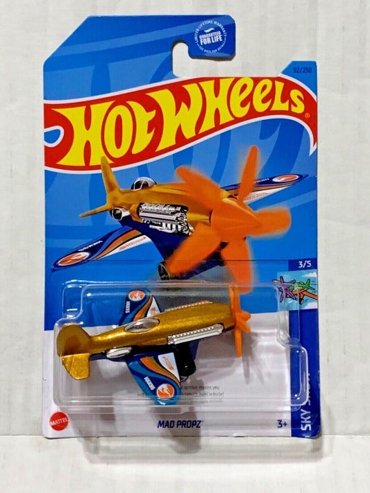 Hot Wheels 2023 #092/250 Mad Propz, TREASURE HUNT, metalflake gold