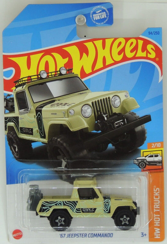Hot Wheels 2023 #094/250 '67 Jeepster Commando, desert tan