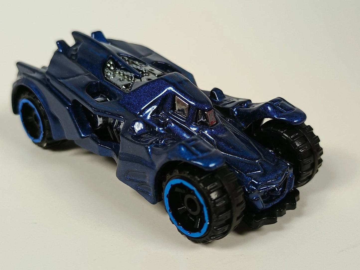 Hot Wheels 2024 #149/250 Batman: Arkham Knight Batmobile, NEW/LOOSE, metalflake blue