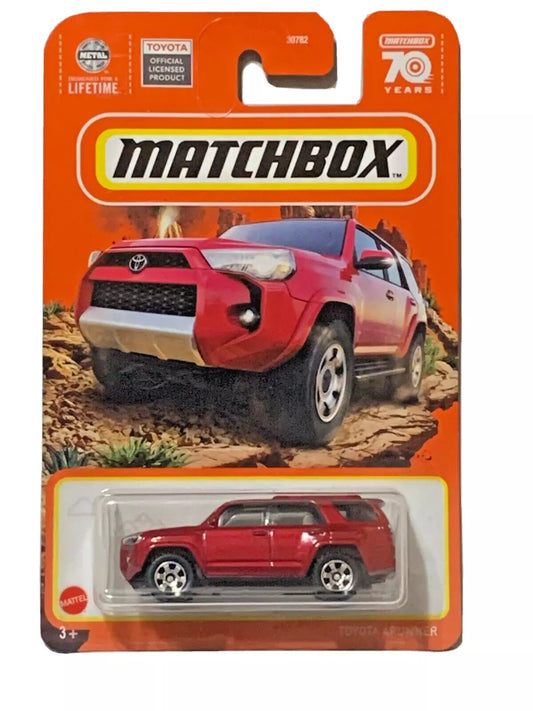 Matchbox 2023 [No Number] Toyota 4Runner, dark red