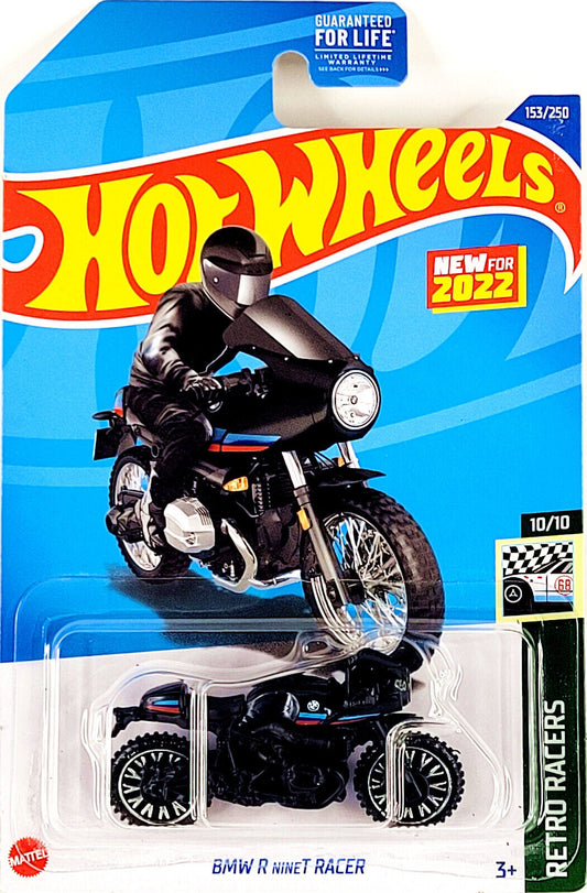 Hot Wheels 2022 #153/250 BMW R nineT Racer, multiple color options