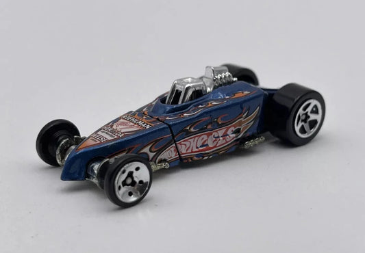 Hot Wheels 2003 First Editions #22/43 Tire Fryer, NEW/LOOSE, blue