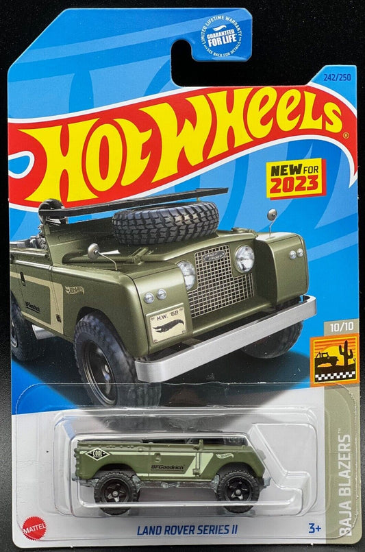 Hot Wheels 2023 #242/250 Land Rover Series II, artichoke green