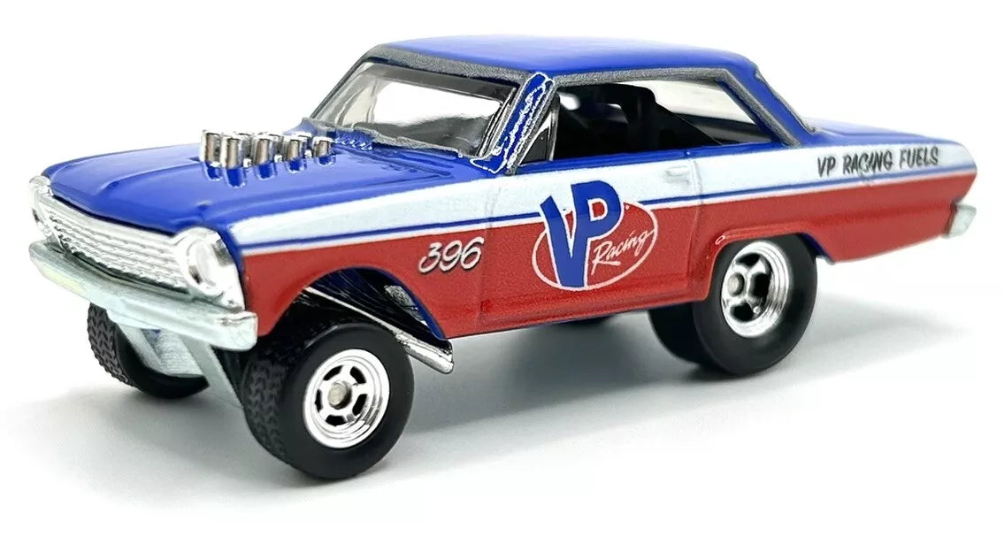 Hot Wheels '63 Chevy Nova from Team Transport #68, NEW/LOOSE, red, white and blue
