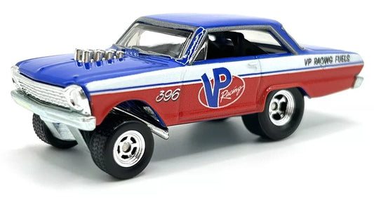 Hot Wheels '63 Chevy Nova from Team Transport #68, NEW/LOOSE, red, white and blue