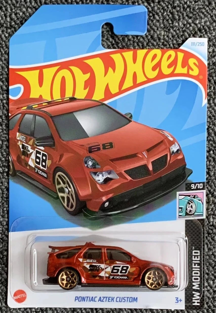 Hot Wheels 2024 #111/250 Pontiac Aztek Custom, red