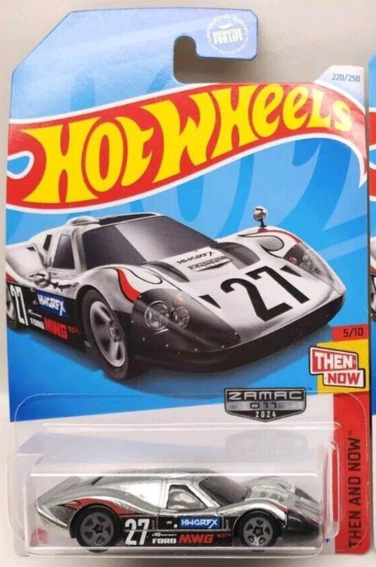 Hot Wheels 2024 #220/250 '67 Ford GT40 Mk.IV, ZAMAC