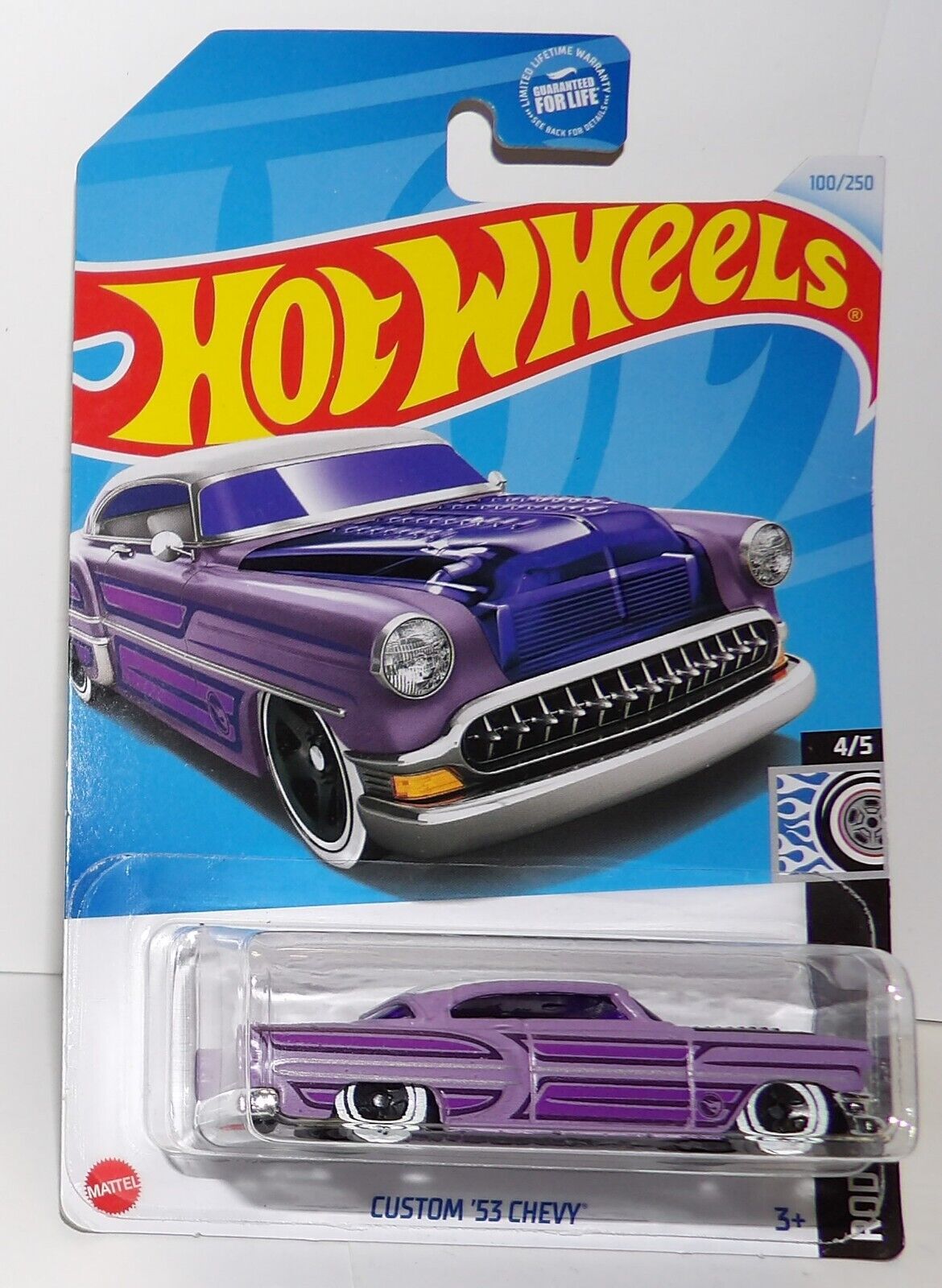 Hot Wheels 2024 #100/250 Custom '53 Chevy, TREASURE HUNT, purple