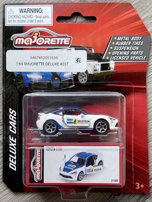 Majorette Deluxe Cars Toyota GT86, white
