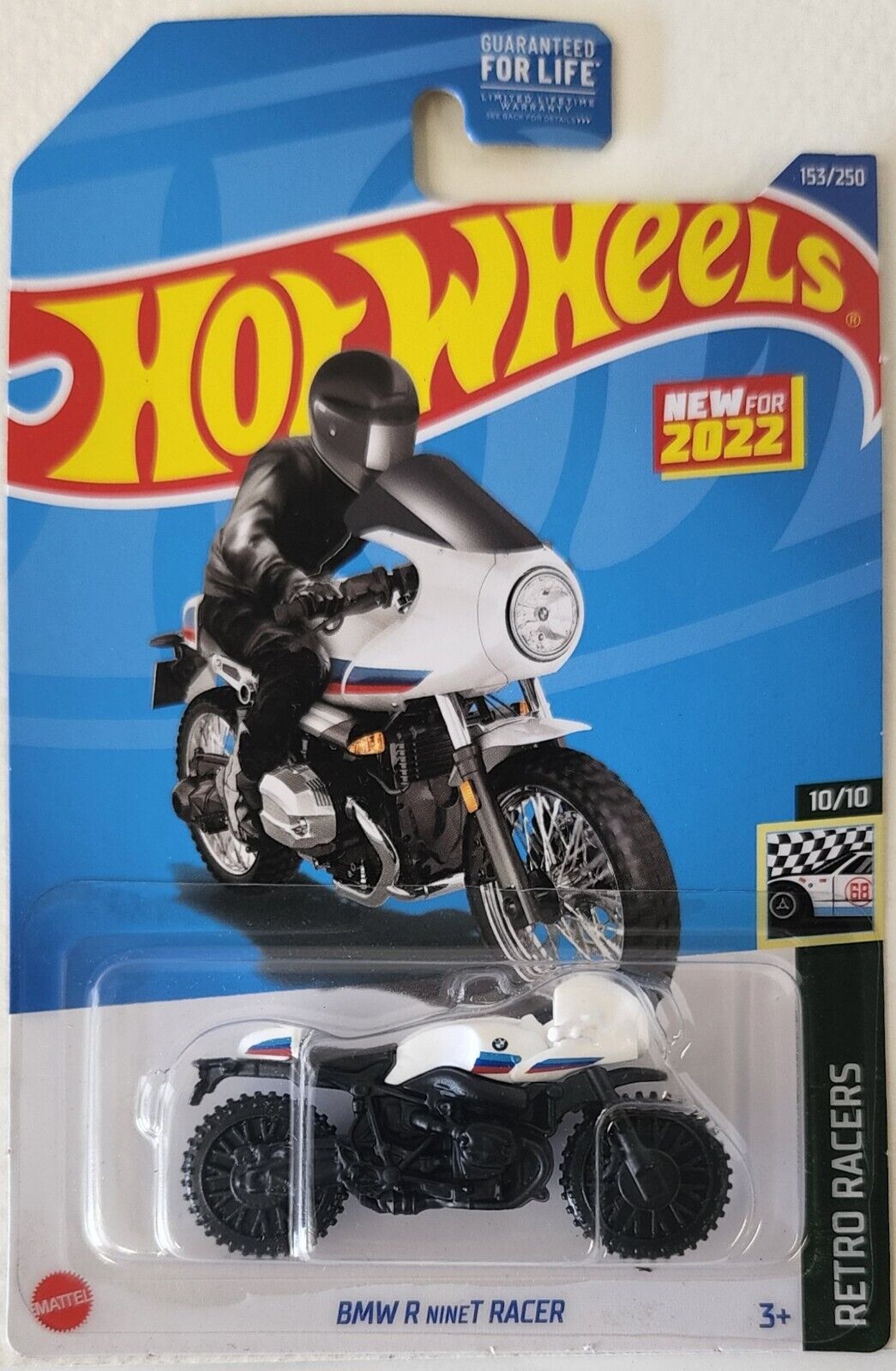 Hot Wheels 2022 #153/250 BMW R nineT Racer, multiple color options