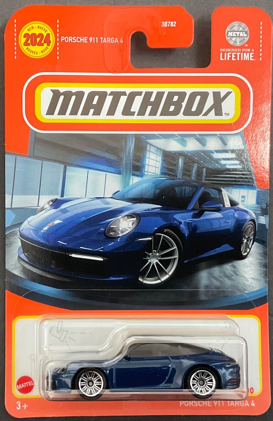 Matchbox 2024 #060/100 Porsche 911 Targa 4, blue