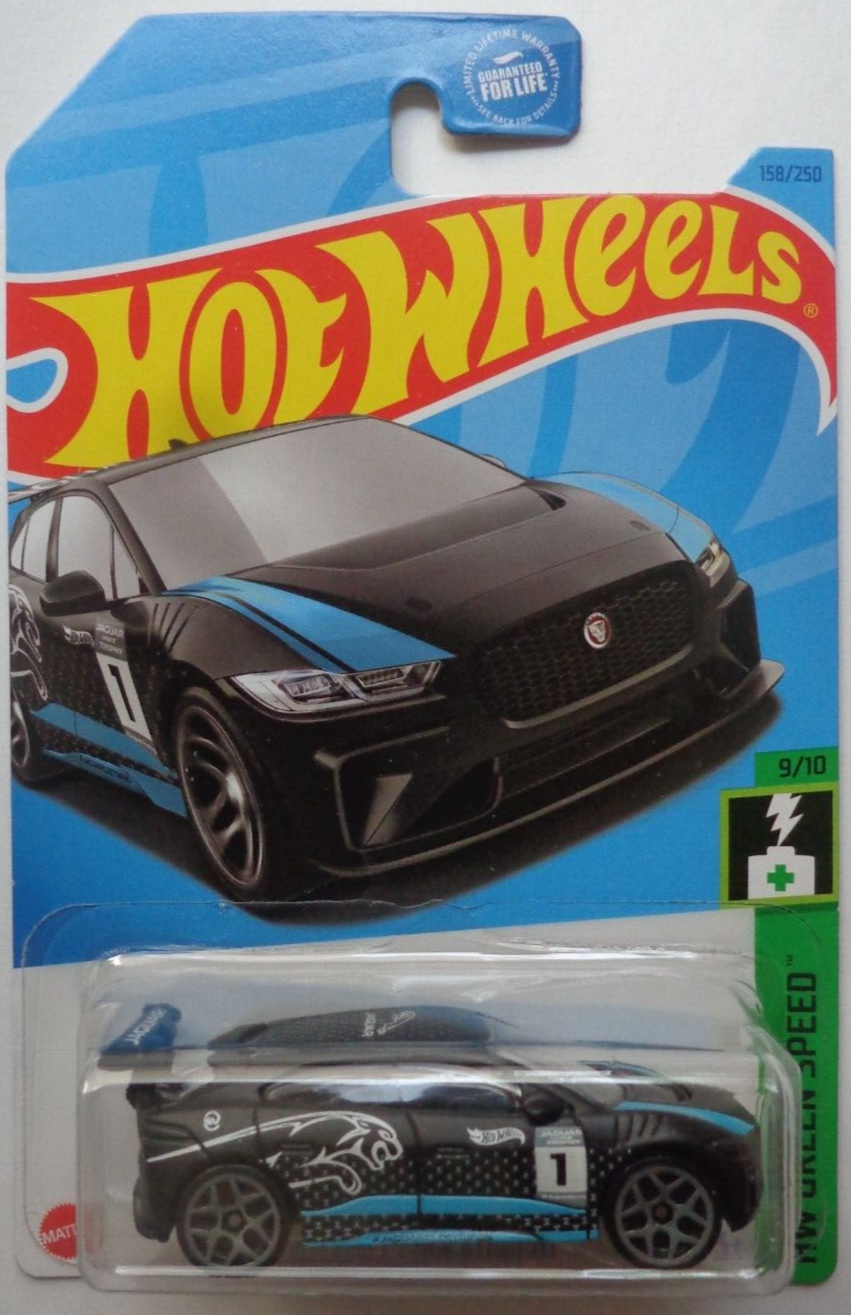 Hot Wheels 2023 #158/250 Jaguar I-Pace eTrophy, matte black