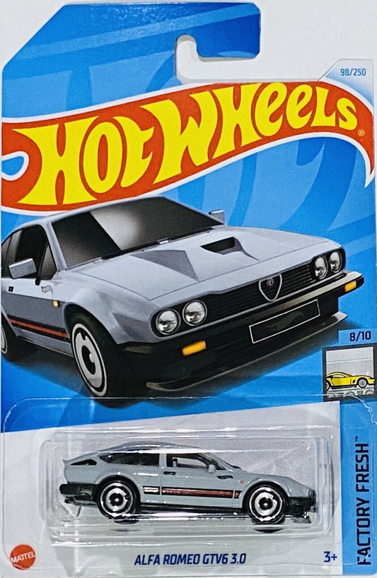 Hot Wheels 2024 #098/250 Alfa Romeo GTV6 3.0, grey