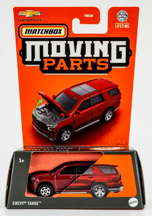 Matchbox 2024 Moving Parts Chevy Tahoe, cherry red