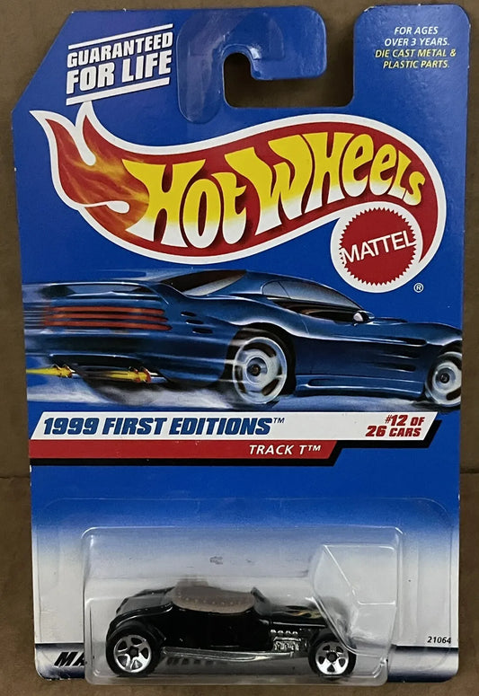 Hot Wheels 1999 First Editions #12/26 Track T, black