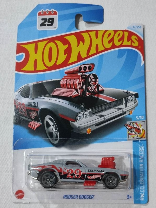 Hot Wheels 2024 #077/250 Rodger Dodger, "Leap Year", grey
