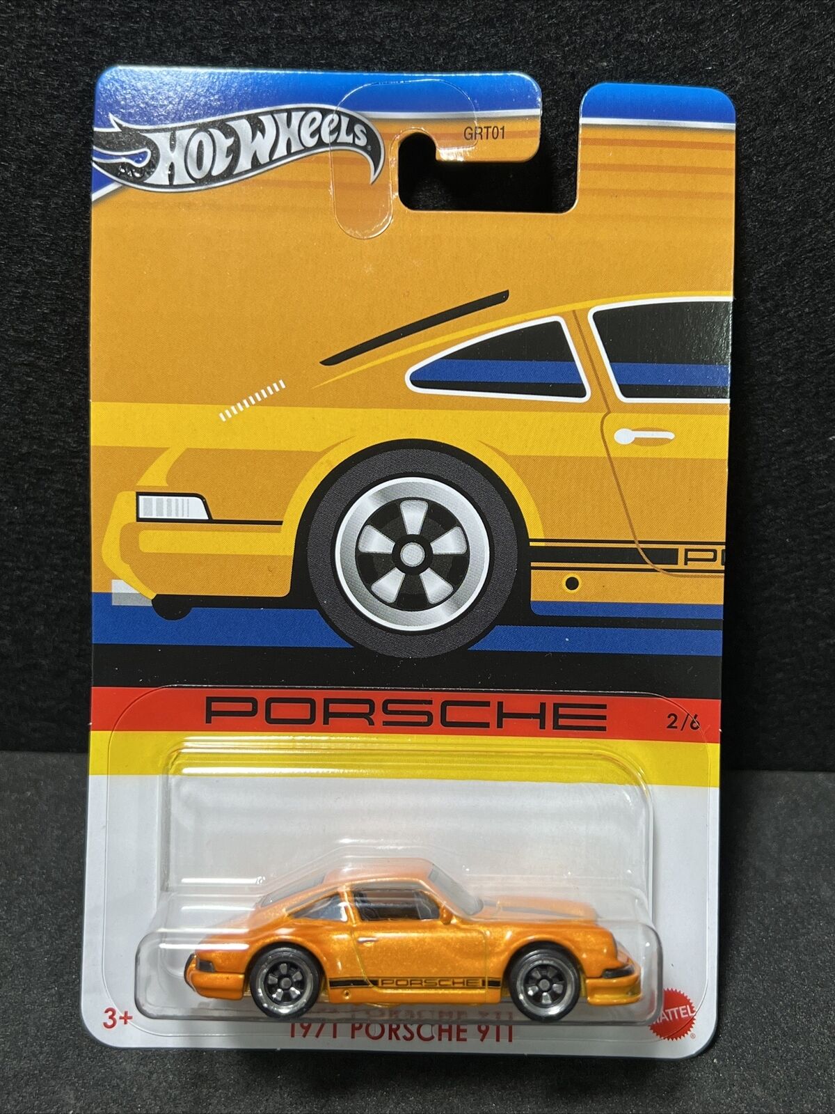 Hot Wheels 2024 Silver Label Porsche Series 2/6 1971 Porsche 911, orange