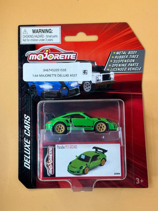 Majorette Deluxe Cars Porsche 911 GT3 RS, green