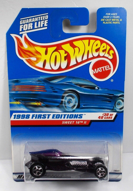 Hot Wheels 1998 First Editions #30/40 Sweet 16 II, black