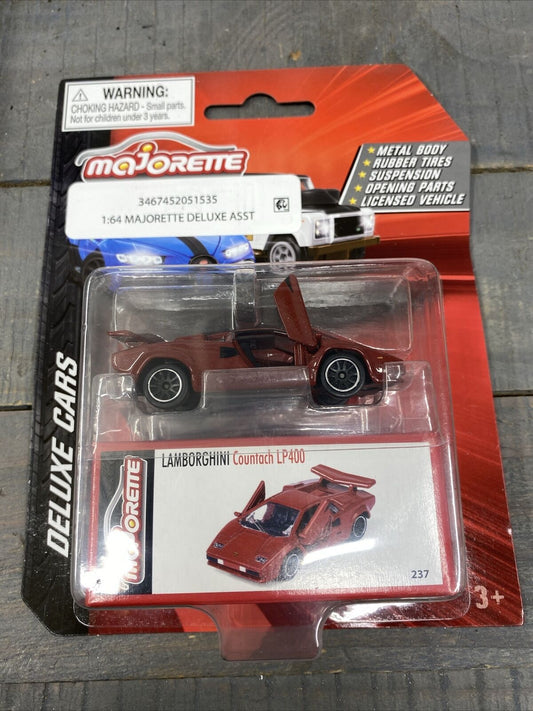 Majorette Deluxe Cars Lamborghini Countach LP400, red