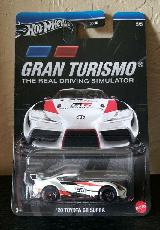 Hot Wheels 2024 Gran Turismo 5/5 '20 Toyota GR Supra, white