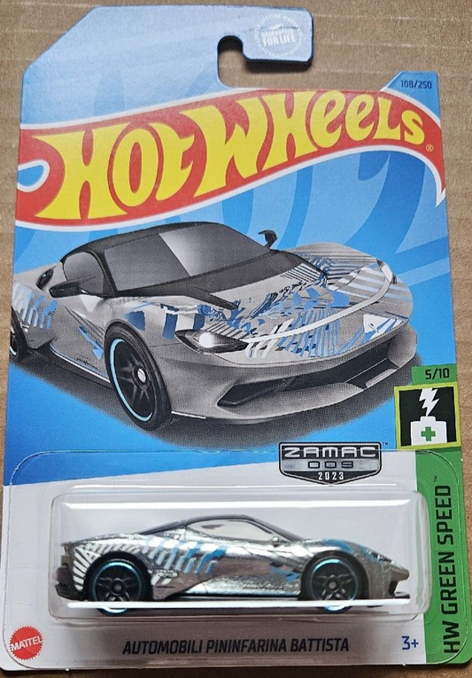 Hot Wheels 2023 #108/250 Automobili Pininfarina Battista, WALMART EXCLUSIVE, zamac