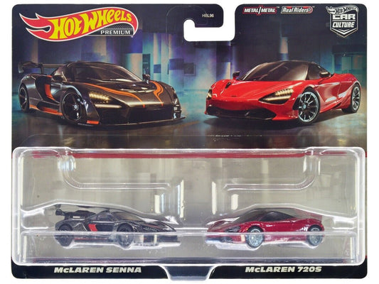 Hot Wheels Premium 2-pack McLaren Senna & McLaren 720s
