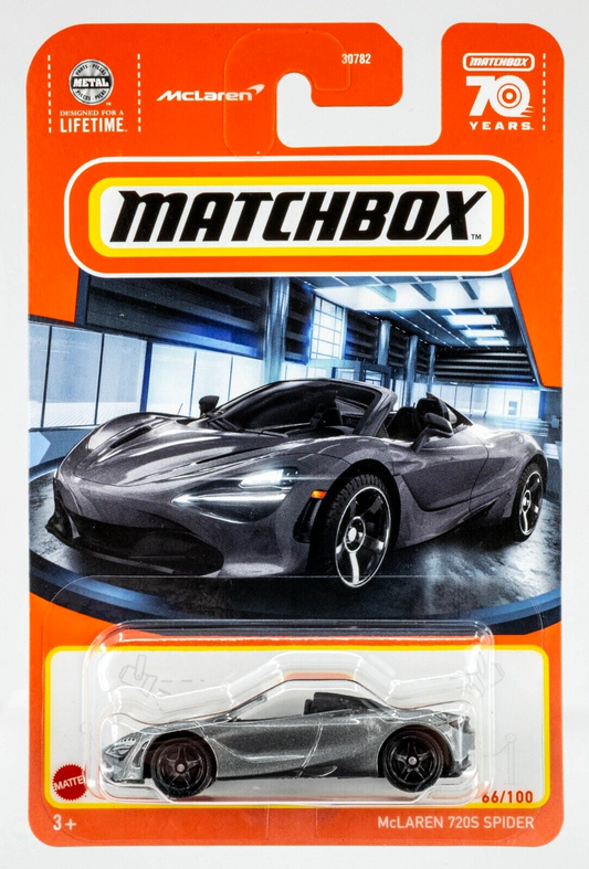 Matchbox 2023 #066/100 McLaren 720S Spider, grey