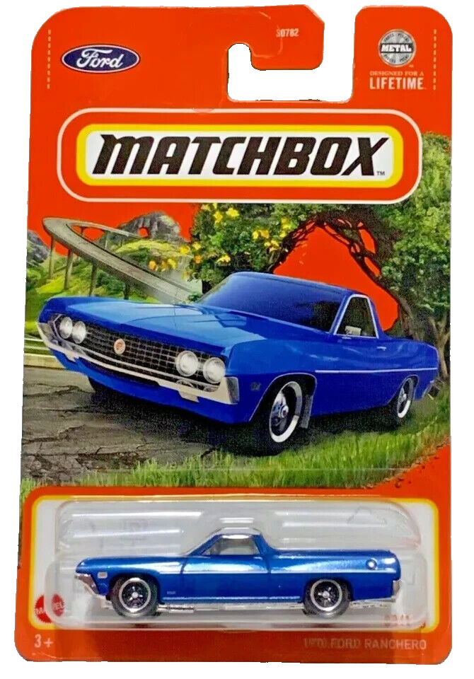 Matchbox 2024 #083 100 1970 Ford Ranchero, Blue – Ignition Diecast