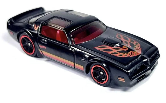 Hot Wheels 2024 #206/250 '77 Pontiac Firebird T/A, NEW/LOOSE, black