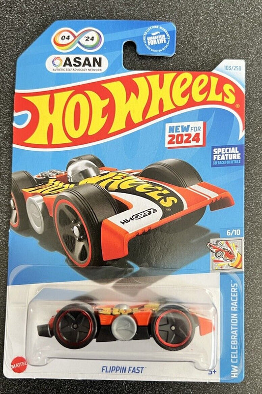 Hot Wheels 2024 #103/250 Flippin' Fast, orange