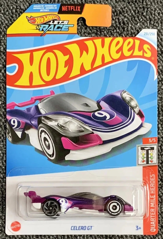 Hot Wheels 2024 #231/250 Celero GT, purple