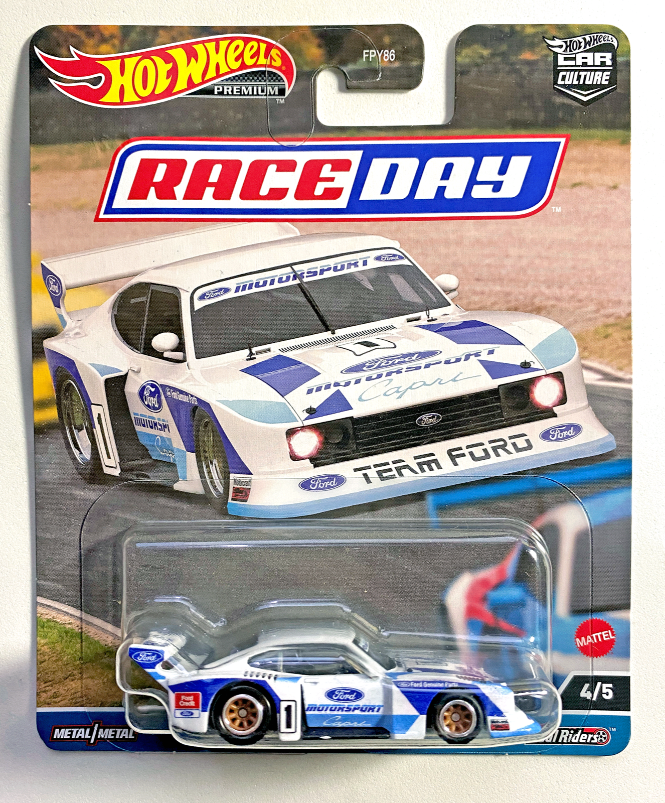 Hot Wheels Premium 2023 Race Day 4/5 Ford Capri Gr.5