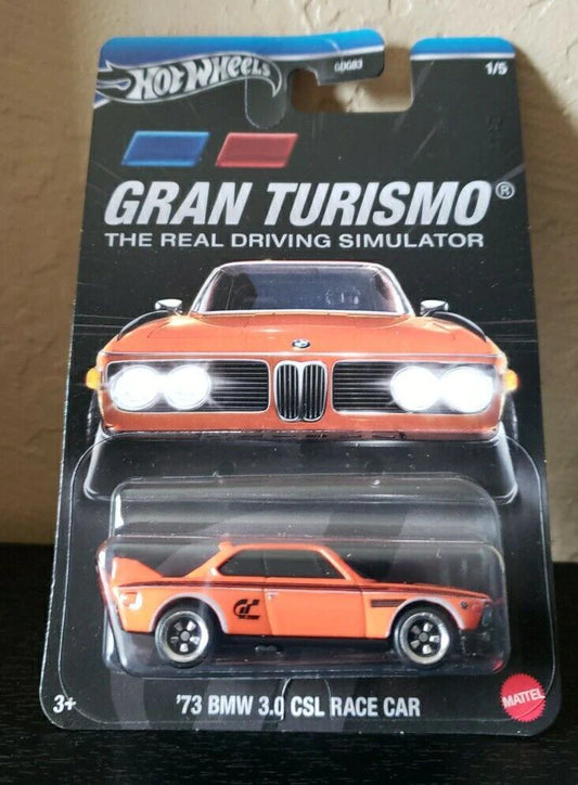 Hot Wheels 2024 Silver Label Gran Turismo 1/5 '73 BMW 3.0 CSL Race Car, orange