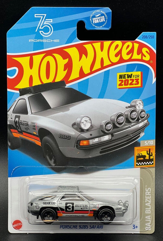 Hot Wheels 2023 #208/250 Porsche 928S Safari, metalflake grey