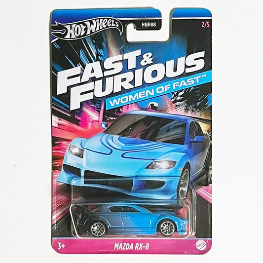 Hot Wheels 2024 Silver Label "Women of Fast" 2/5 Mazda RX-8, blue
