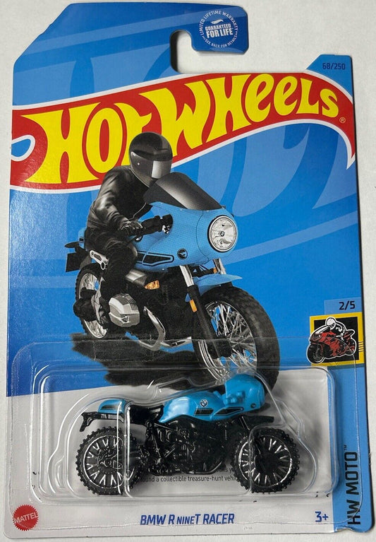 Hot Wheels 2023 #068/250 BMW R nineT Racer, TREASURE HUNT, atomic blue