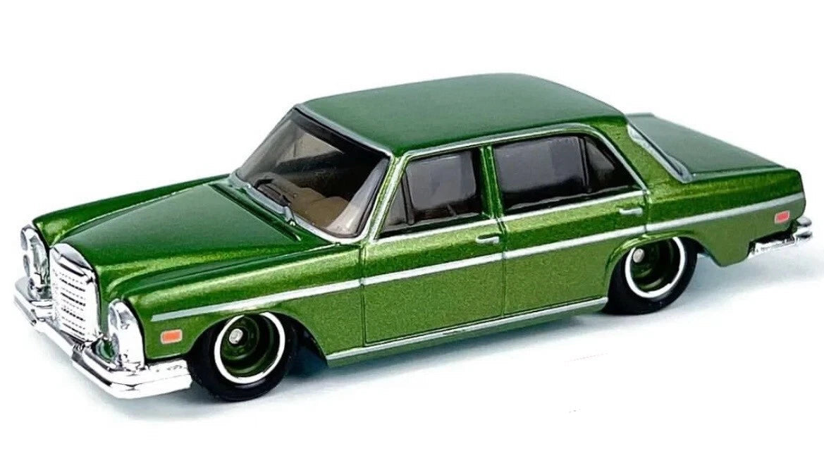 Hot Wheels Premium 2023 AutoStrasse 1/5, '72 Mercedes-Benz 280 SEL 4.5, NEW/LOOSE, green