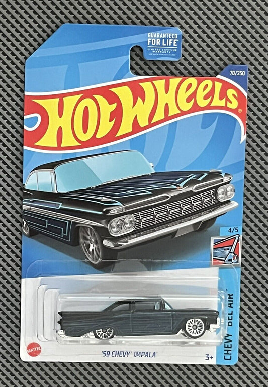 Hot Wheels 2022 Dollar General Exclusive '59 Chevy Impala, black