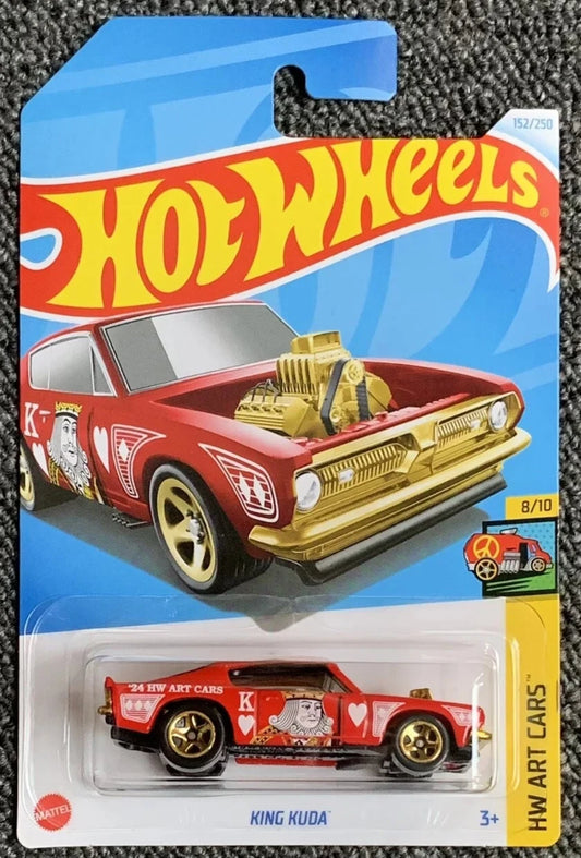 Hot Wheels 2024 #152/250 King Kuda, red