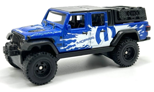 Hot Wheels 2024 Premium Terra Trek 2/5, '20 Jeep Gladiator, NEW/LOOSE, metalflake blue