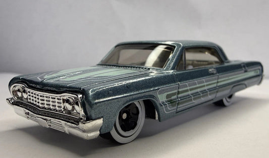 Hot Wheels 2026 #095/250, '64 Impala, NEW/LOOSE, metalflake cyan