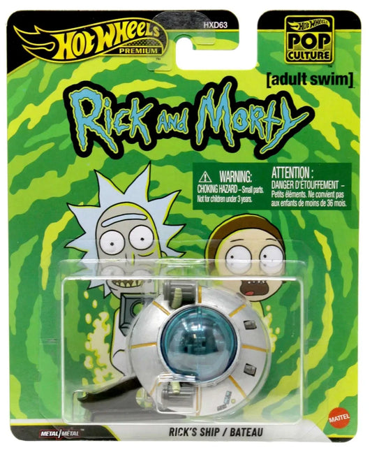 Hot Wheels 2026 Pop Culture Mix 2, Rick's Ship, silver