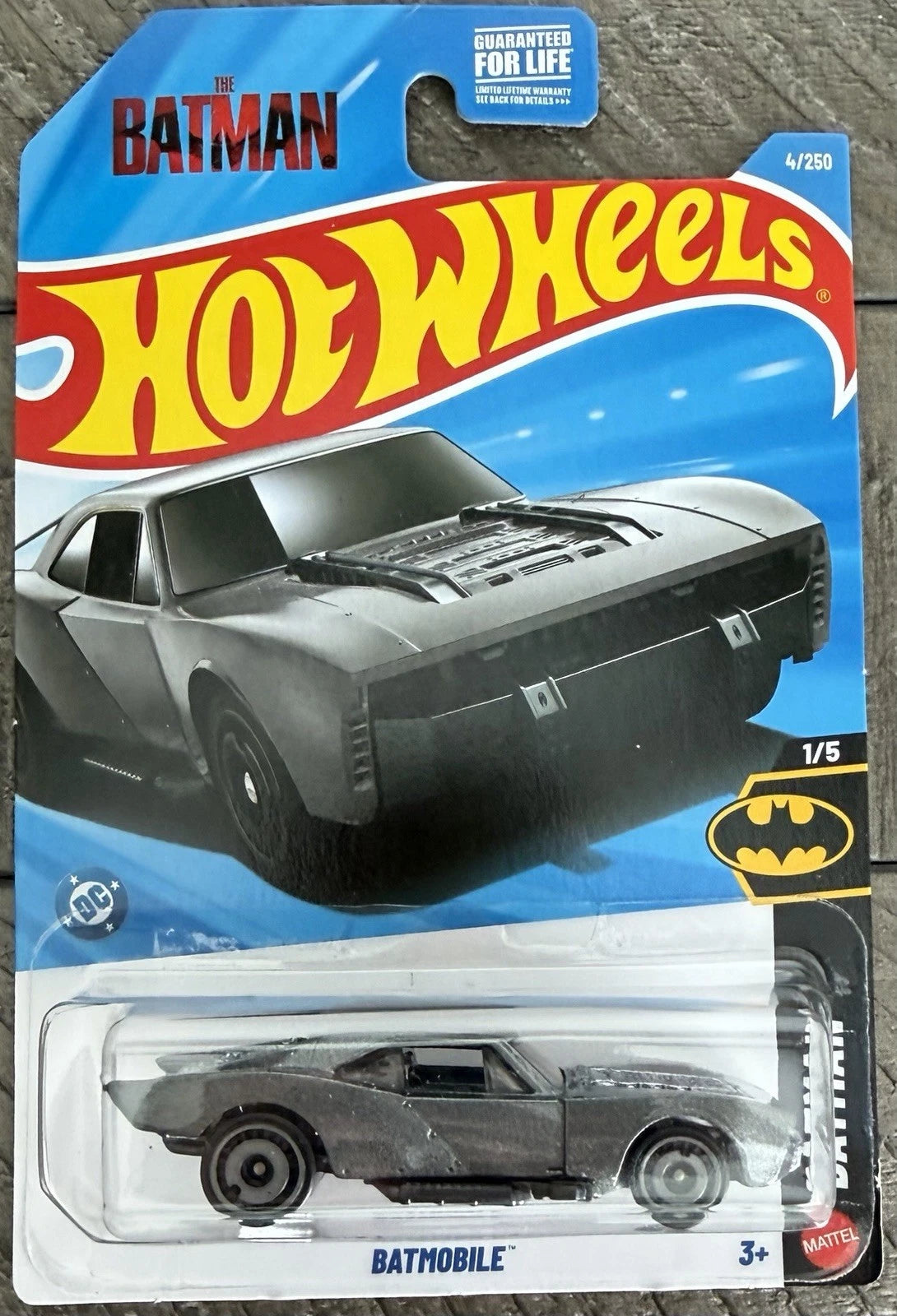 Hot Wheels 2026 #004/250 Batmobile, gunmetal grey