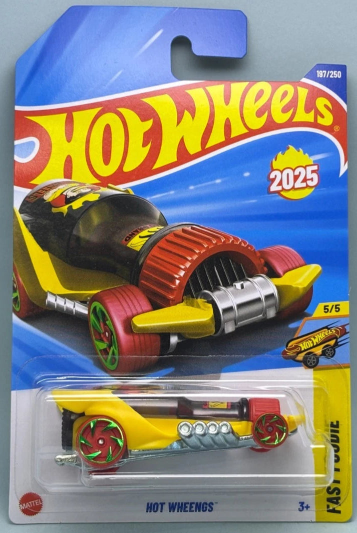 Hot Wheels 2025 #197/250 Hot Wheengs, yellow