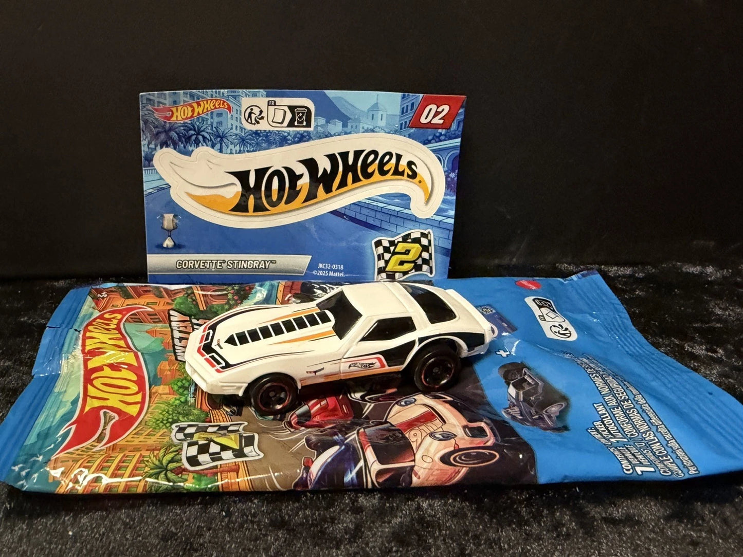 Hot Wheels Mystery Models, Corvette Stingray, NEW/LOOSE, white