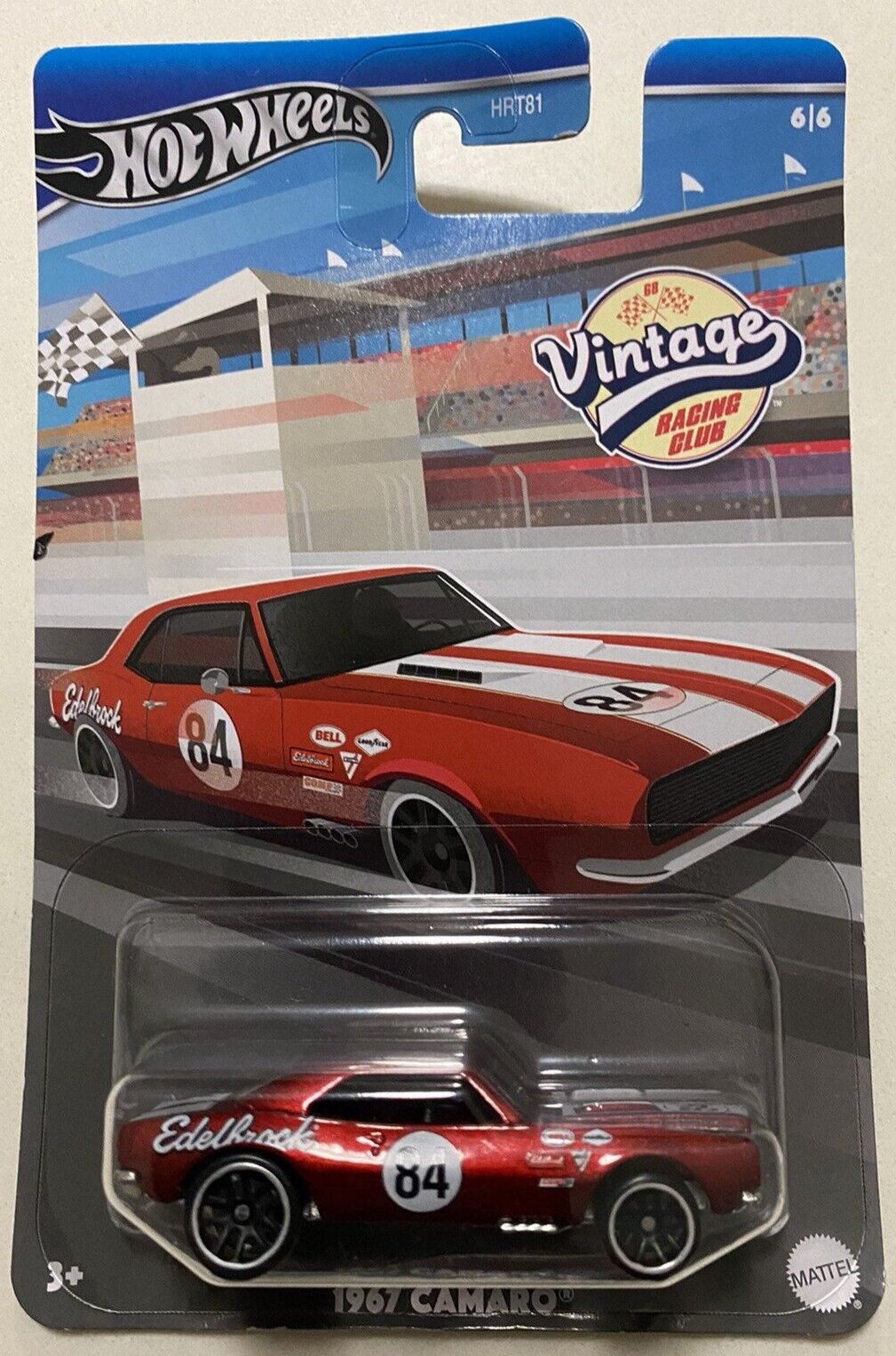 Hot Wheels 2024 Vintage Racing Club Mix A 6/6 1967 Camaro